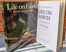 Signed david attenborough life - signed,