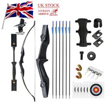 UK 57" Archery arrow set Right Left Hand Takedown Recurve Bow Huntin arrow 40lbs