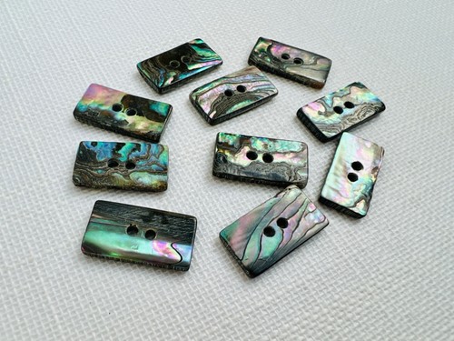 Vintage abalone mother of - 10,