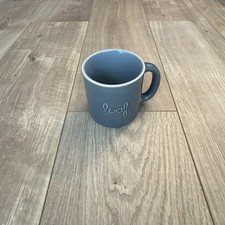 Loaf Mug Crackle Glaze Embossed Logo