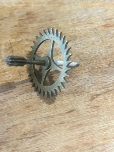 Antique fusee clock part - antique,