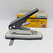 Warrior Euro-Hole Punch - 32mm Euro Slot Tool Boxed - Adjustable Punching Margin