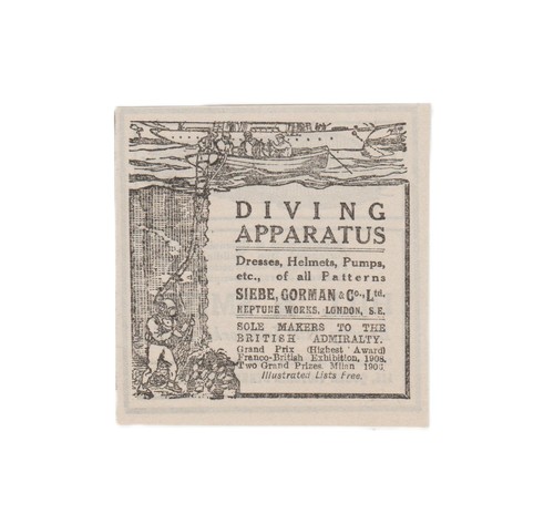 1907 siebe gorman diving - co,,