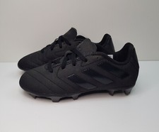 ADIDAS GOLETTO VII FG 12UK EUR30.5 BOYS GIRLS BLACK FOOTBALL BOOTS SHOES