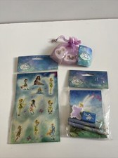 Disney Fairies Stationary Kids Bundle Scribble Set Stickers Rubbers New