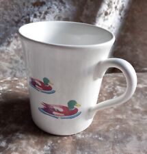 Vintage Warburtons Ducks & Drakes Ceramic Mug Made in England Bread Bakers Loaf 