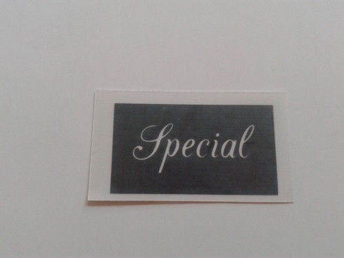 Special word stencils for - x,
