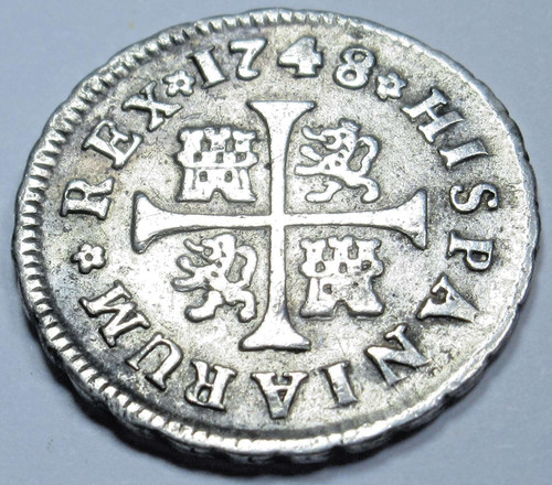 1748 spanish 2 reales - 1748,