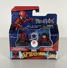 Marvel Superior Spider-Man Mini Mates 2-Pack Diamond Select Peter Parker, NEW