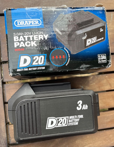 Draper d20 battery 20v 0ah - 20v, 3.0ah