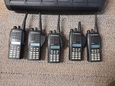 5x Motorola GP680 (GP340) 16-channel UHF Radio Walkie-Talkie + 6 way Charger