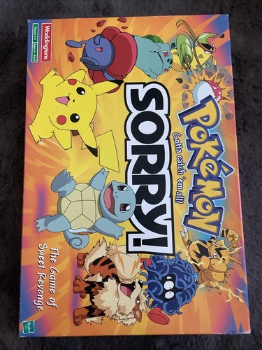 Pokémon sorry board game - sorry!,