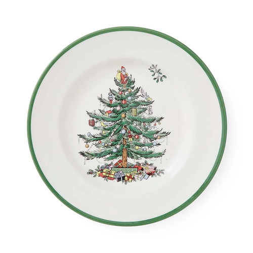 Spode christmas tree - tree, plate