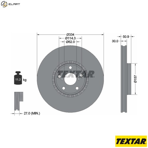Brake disc 92147803 for - disc,