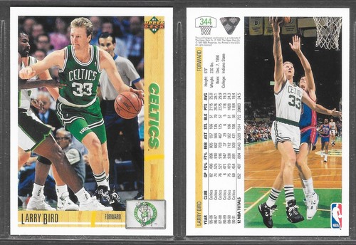 Upper deck nba 1991 344 - nba, larry