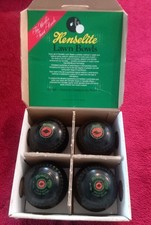 Size 0 Ladies Men Henselite Classic Deluxe  Lawn Indoor Short Mat Bowls Woods