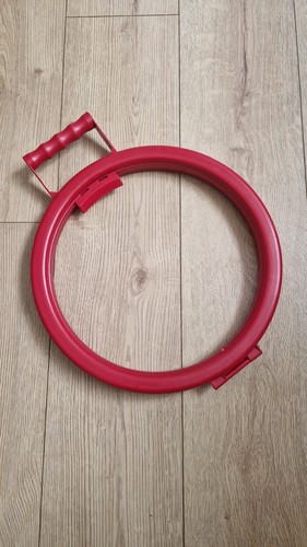 Red litter picking handy - , hoop