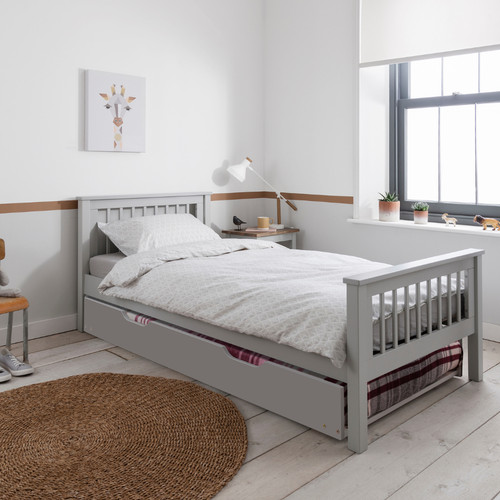 Hampshire single bed grey - bed, in