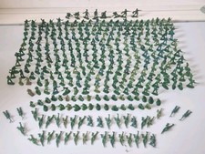 Green Army Soldiers HO OO 1/72 Scale Plastic Toy Soldiers Mixed Poses Lot of 344