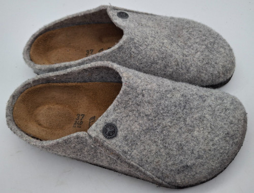 Birkenstock zermatt grey wool - grey,