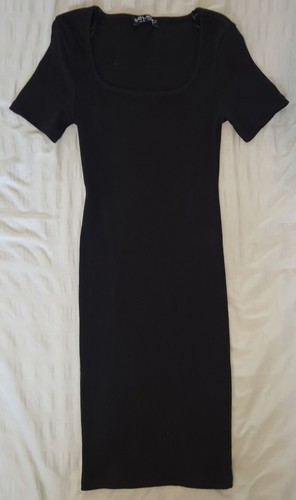 Select black scoop neck - black,