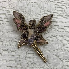 Vintage Gold and Pink Fairy