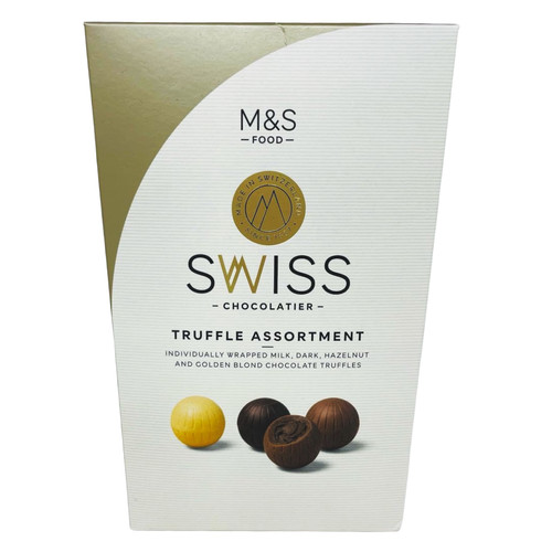 Swiss chocolate truffle - m&s,
