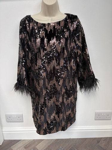 Bnwt monsoon fern - fern, sequin