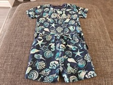 Baby Ted Baker T-Shirt & Shorts Set - Size 1.5 to 2 Years - Blue - VGUC