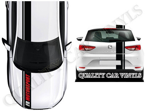 Seat racing stripes leon - seat, fr