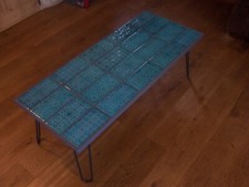 unique tiled coffee table mid