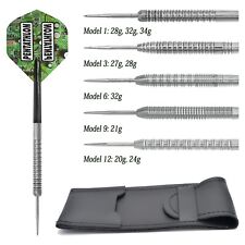 90% Tungsten Darts Set with Pentathlon Dart Flights 20g 21g 24g 27g 28g 32g 34g