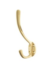 Satin Brass hat and coat hook