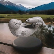 19cm Seal Family Love Ornament