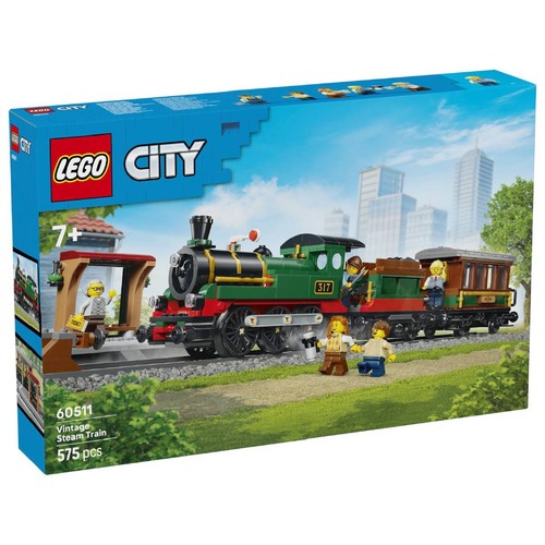 Lego city vintage steam train - vintage,