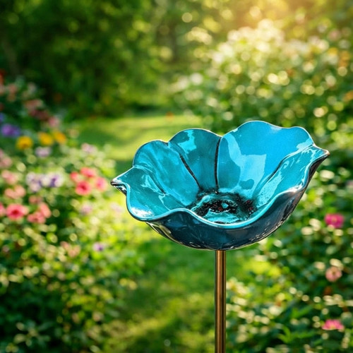 Handmade metal flower garden - flower,