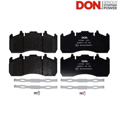 Don rear brake pad - don, set