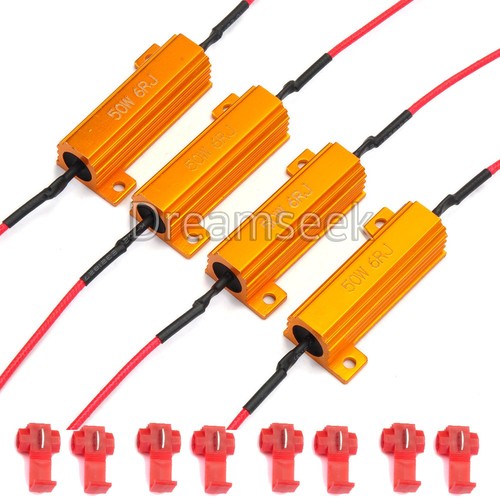 50w 6ohm load resistor fix - 4x,