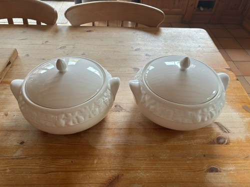 Pair large white - pair,