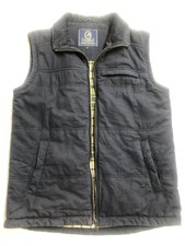 MENS P.G. FIELD SIZE S BLUE PADDED FLEECE BODY WARMER  ZIP UP HUNTING SHOOTING