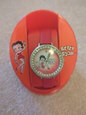 BETTY BOOP Red Wristwatch In Box With Crystal Detail