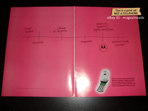 Vintage motorola page - motorola, 2-page