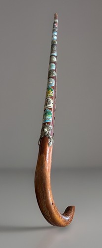 Vintage walking stick metal - walking,