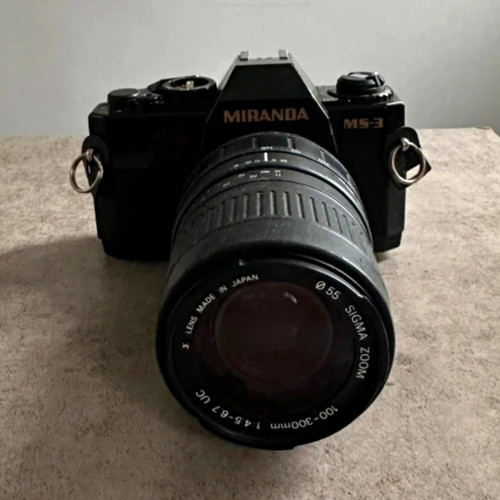 Miranda black 35mm slr - miranda,