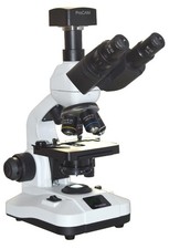 Professional Trinocular Lab Microscope 2500× w/ 5MP Camera & Measuring Software