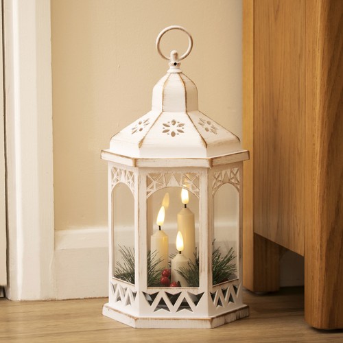 White led flicker - white, candle