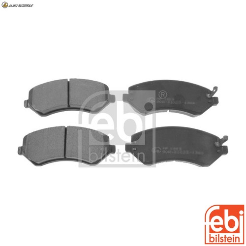 Brake pad set disc brake