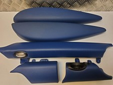 MINI R56 2007-14 Pacific Blue Dashboard Trim Armrest Pads Interior Set Dash Kit