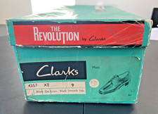 Vintage Clarks 1960s Men's empty shoe box 
