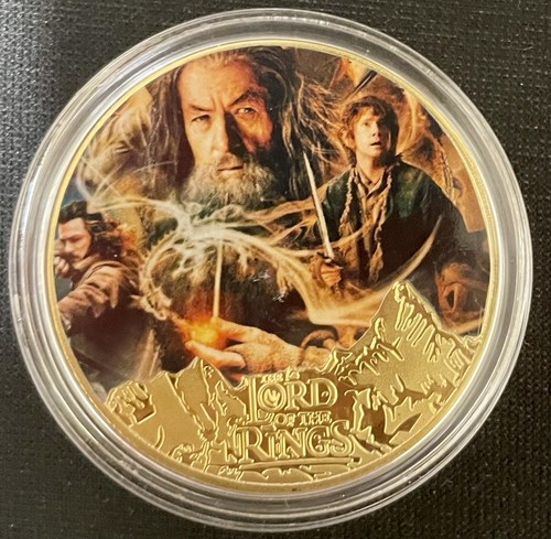 Lord the rings gold plated - of,
